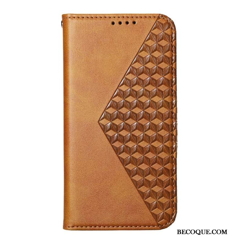 Nahkakotelo Samsung Galaxy S26 Kohokuvioitu Geometria