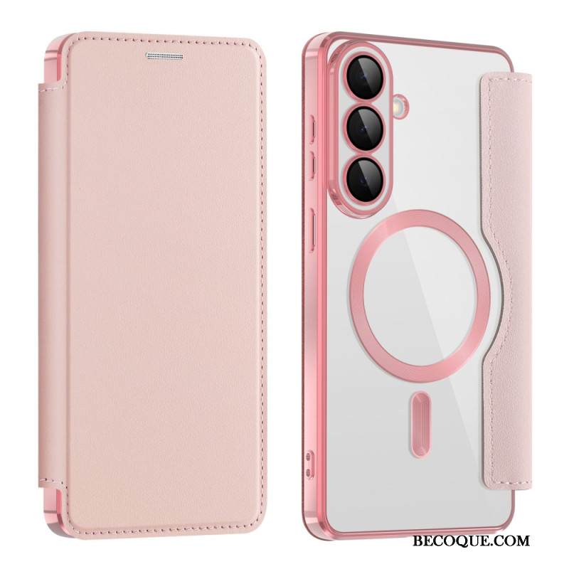 Nahkakotelo Samsung Galaxy S26 Magneettinen Korttikotelo Ja Rfid-suoja Suojakuori