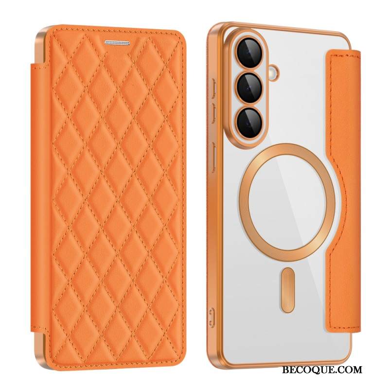 Nahkakotelo Samsung Galaxy S26 Rfid-korttikotelo Ja Pehmustettu Linssinsuojus