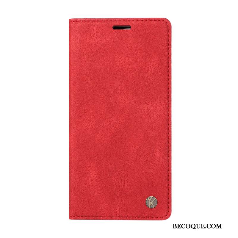 Nahkakotelo Samsung Galaxy S26 Yikatu Mokkanahkakuvio