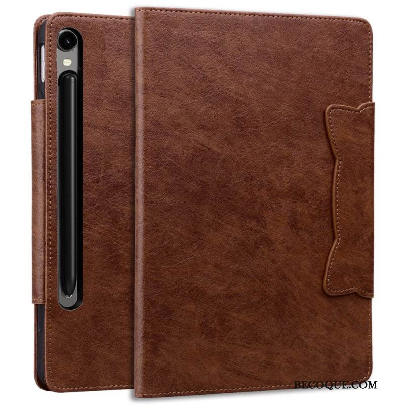 Nahkakotelo Samsung Galaxy Tab S10 Fe Plus Kissan Lukko