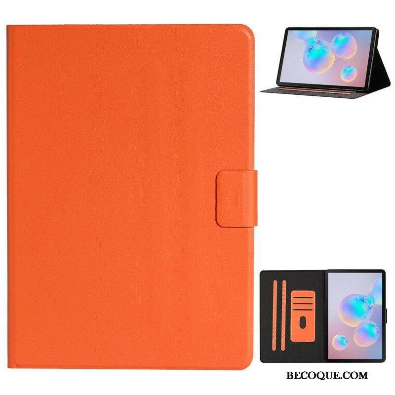 Nahkakotelo Samsung Galaxy Tab S8 / Tab S7 Klassinen Keinonahka