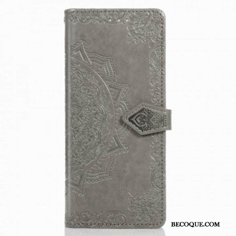 Nahkakotelo Samsung Galaxy Z Fold 3 5G Mandala Keskiaika