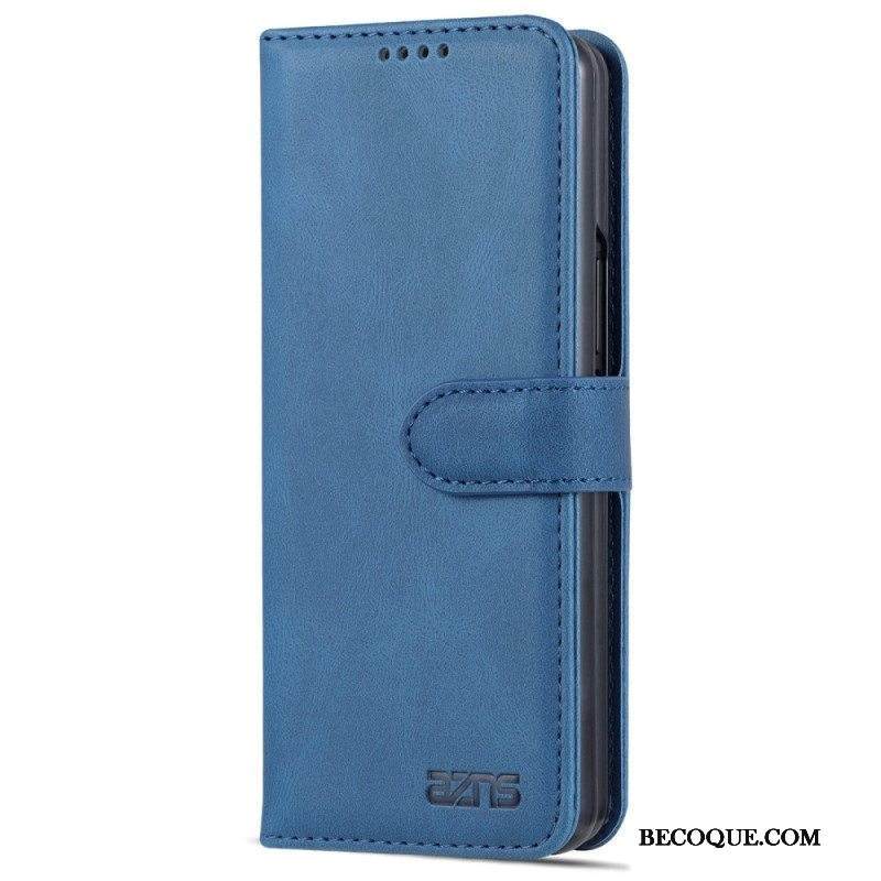 Nahkakotelo Samsung Galaxy Z Fold 4 Lompakkokuori Azns-ompelulompakko