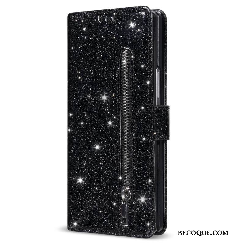 Nahkakotelo Samsung Galaxy Z Fold 7 Kimaltava