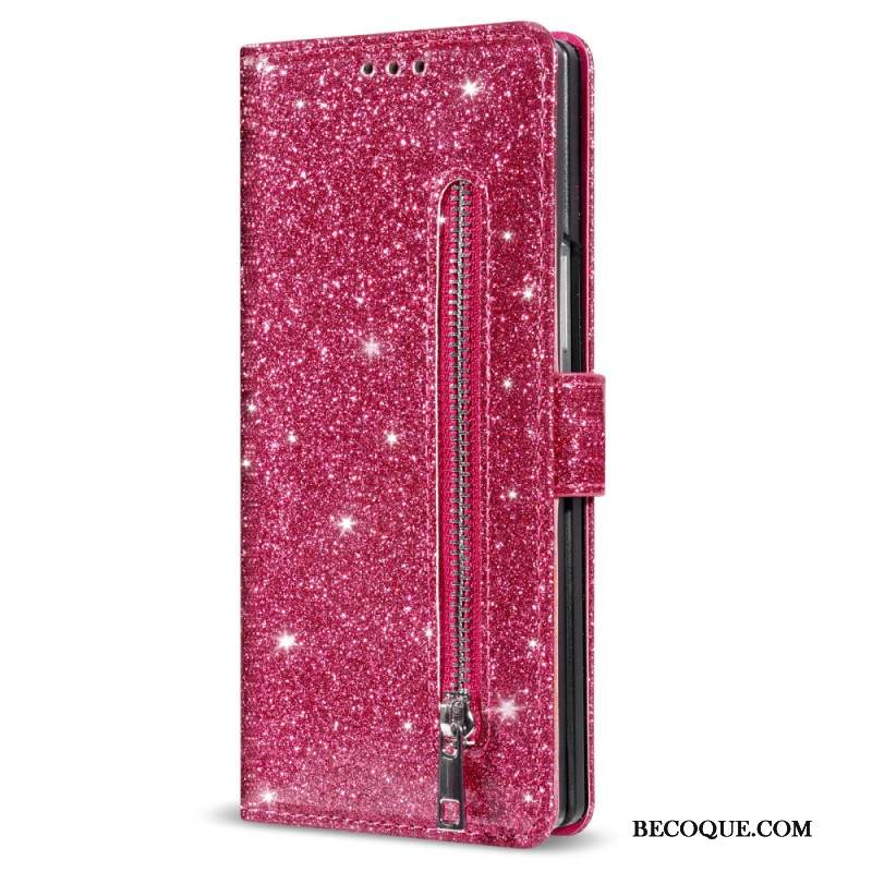 Nahkakotelo Samsung Galaxy Z Fold 7 Kimaltava