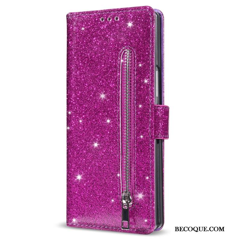 Nahkakotelo Samsung Galaxy Z Fold 7 Kimaltava