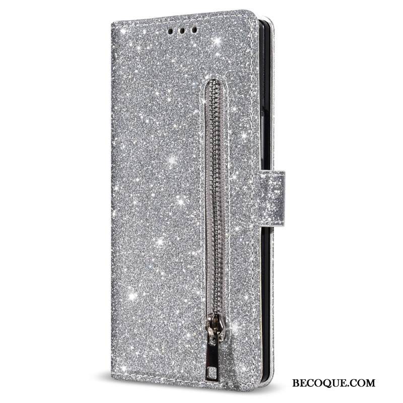 Nahkakotelo Samsung Galaxy Z Fold 7 Kimaltava