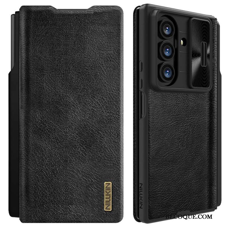 Nahkakotelo Samsung Galaxy Z Fold 7 Puhelinkuoret Qin Pro -sarja Nillkin