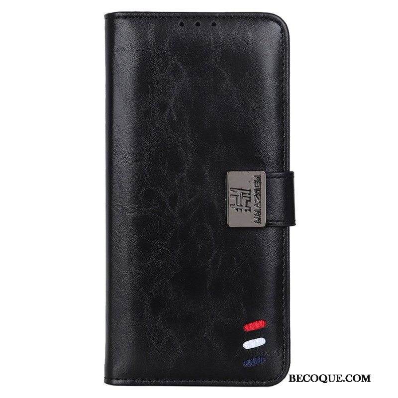 Nahkakotelo Sony Xperia 1 IV Kolmivärinen Hopeanvärinen Lukko