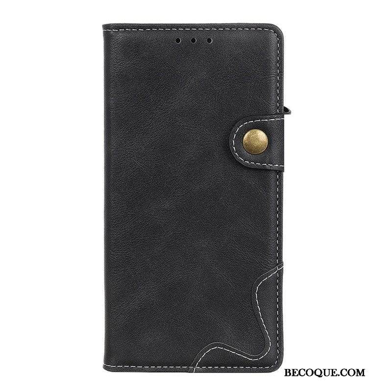 Nahkakotelo Sony Xperia 10 IV Ompelusuunnittelu