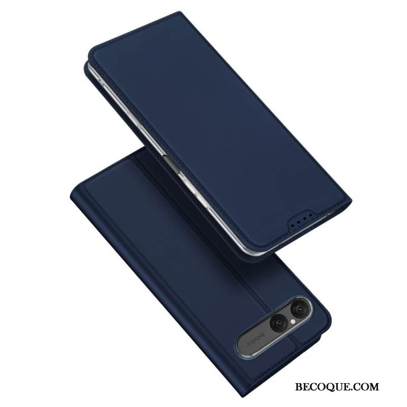 Nahkakotelo Sony Xperia 10 Vii Skin Pro -sarjan Dux Ducis Suojakuori