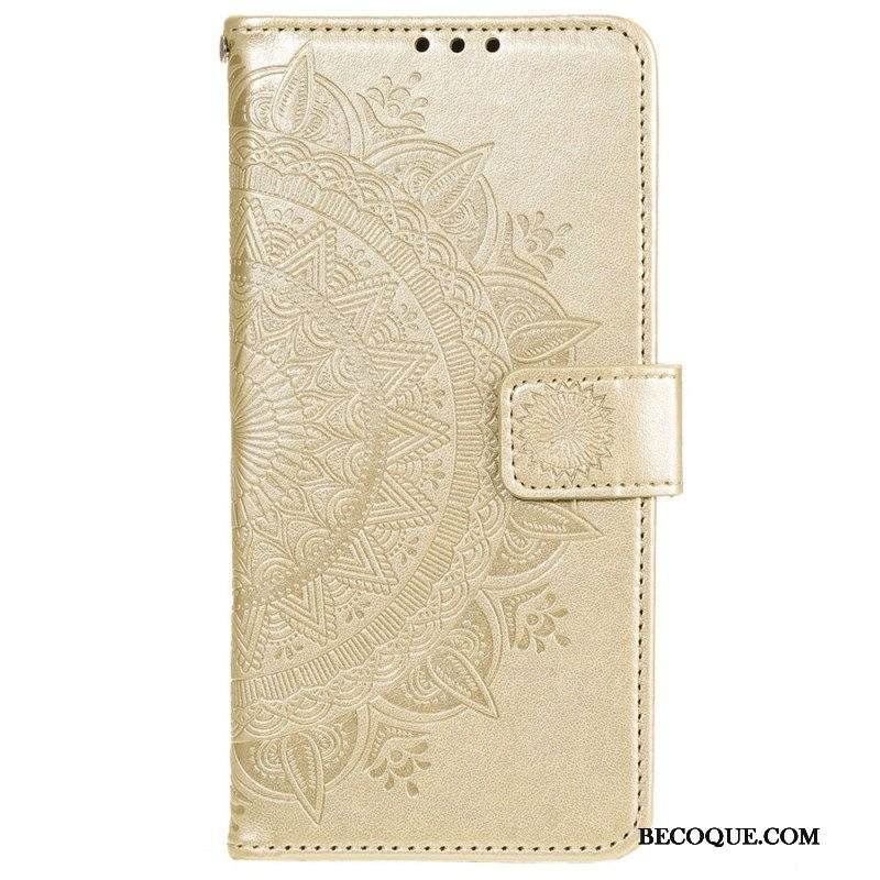 Nahkakotelo Xiaomi 12 / 12X Auringon Mandala