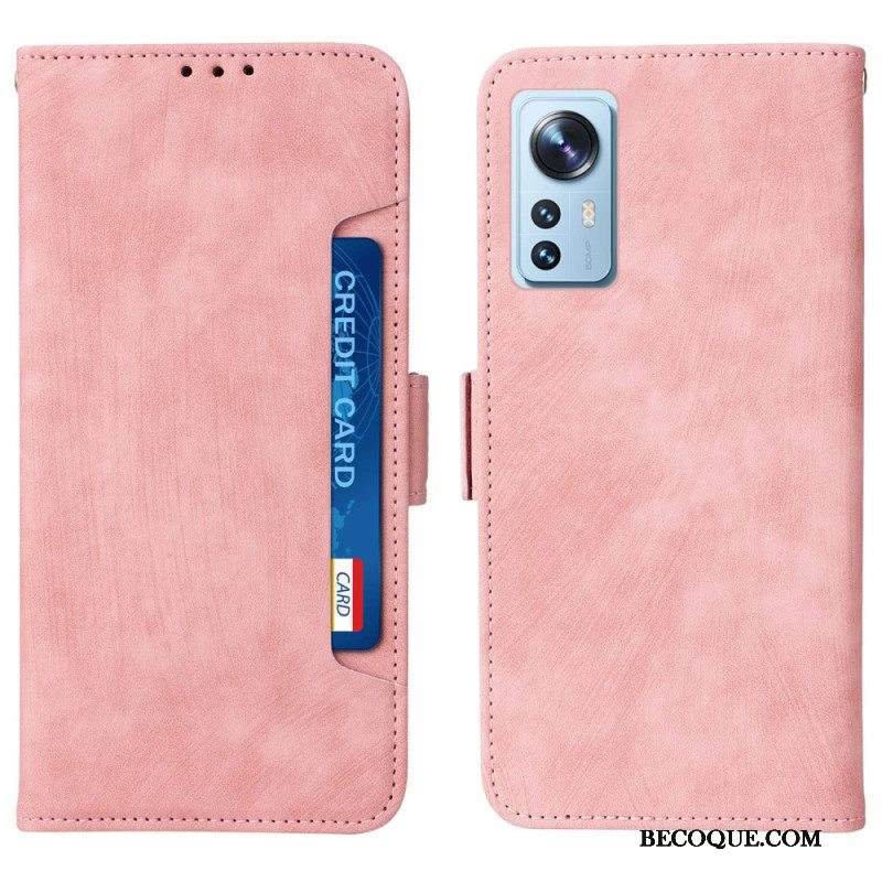 Nahkakotelo Xiaomi 12 Lite Etukorttipidike