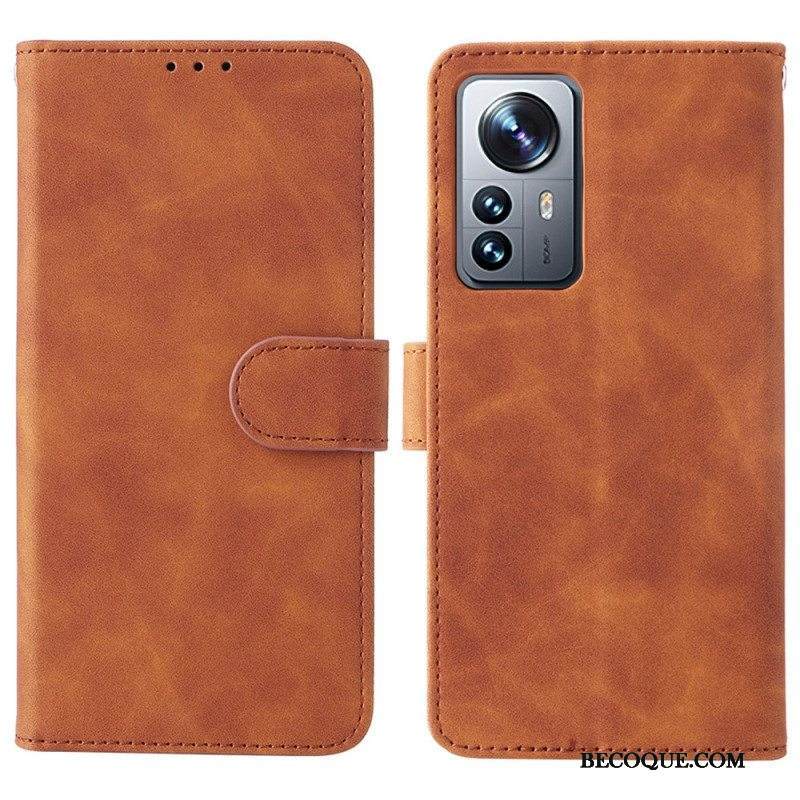 Nahkakotelo Xiaomi 12 Pro Suojaketju Kuori Strappy Skin-touch