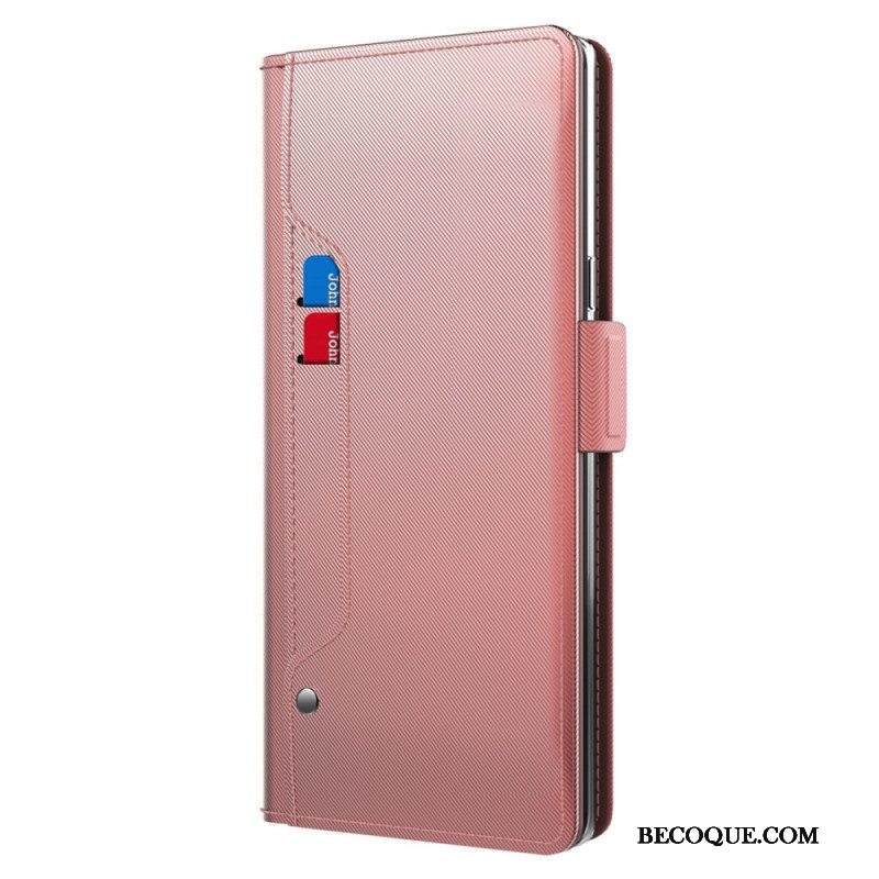 Nahkakotelo Xiaomi 13 Irrotettava Peili Ja Korttiteline