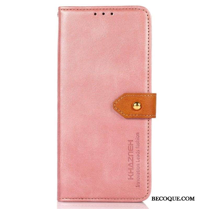 Nahkakotelo Xiaomi 13 Lite Khazneh-hihnalla