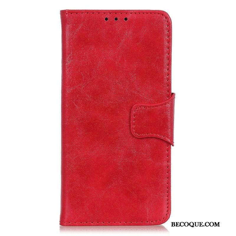 Nahkakotelo Xiaomi 13 Pro Halkaistu Nahkainen Käännettävä Lukko