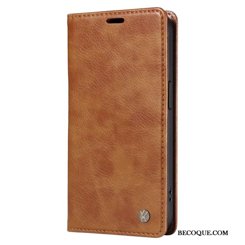 Nahkakotelo Xiaomi 15 Pro Yikatu Nahkakuvio