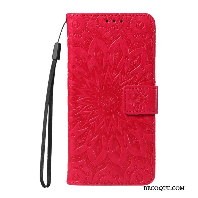 Nahkakotelo Xiaomi 15 Ultra Auringonkukkakuvio