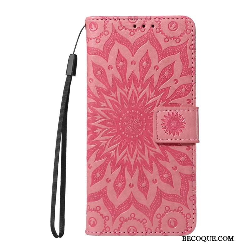 Nahkakotelo Xiaomi 15 Ultra Auringonkukkakuvio