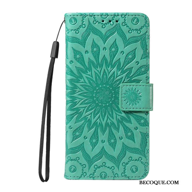 Nahkakotelo Xiaomi 15 Ultra Auringonkukkakuvio