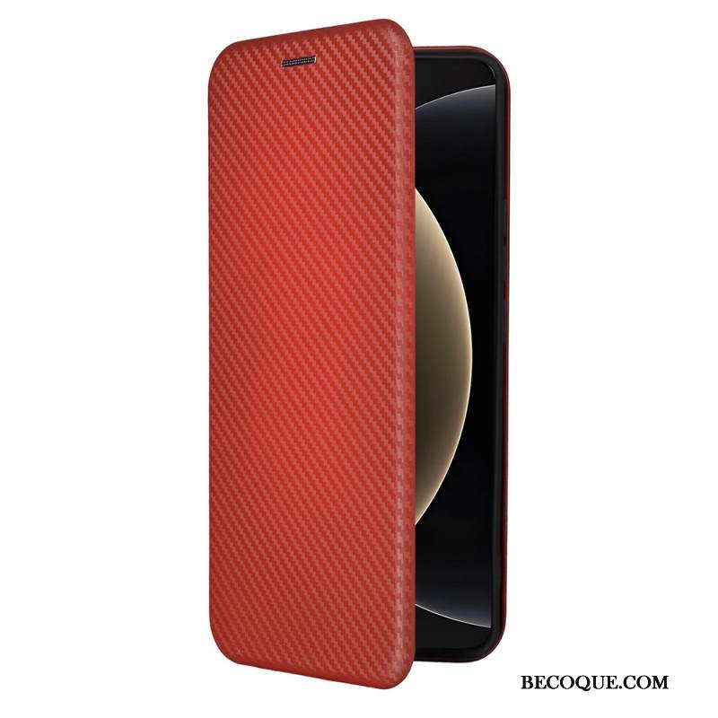 Nahkakotelo Xiaomi 15 Ultra Harjattu Hiilikuitu