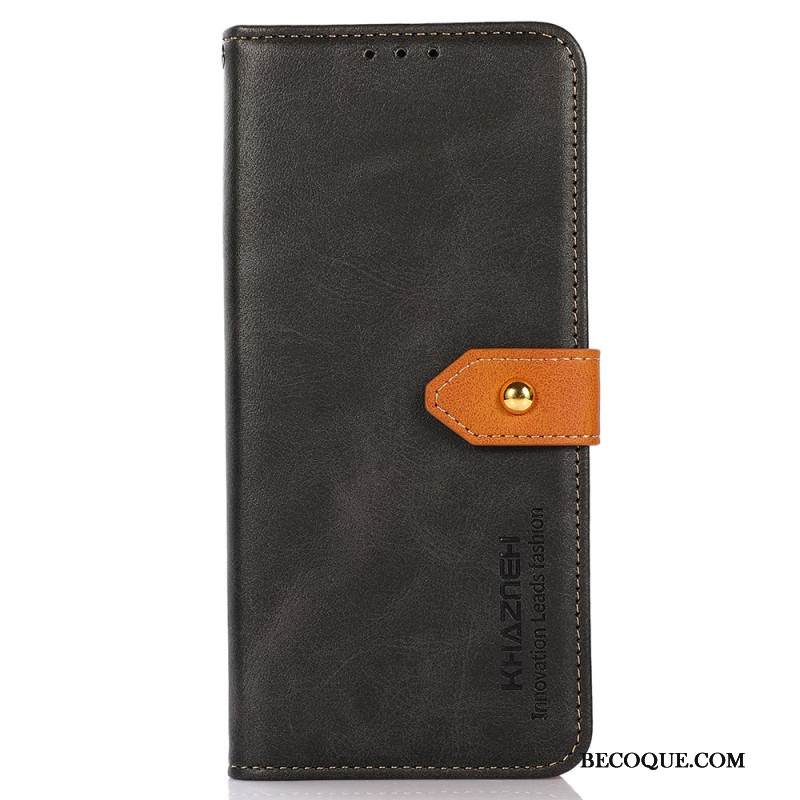 Nahkakotelo Xiaomi 15 Ultra Kultainen Lukko