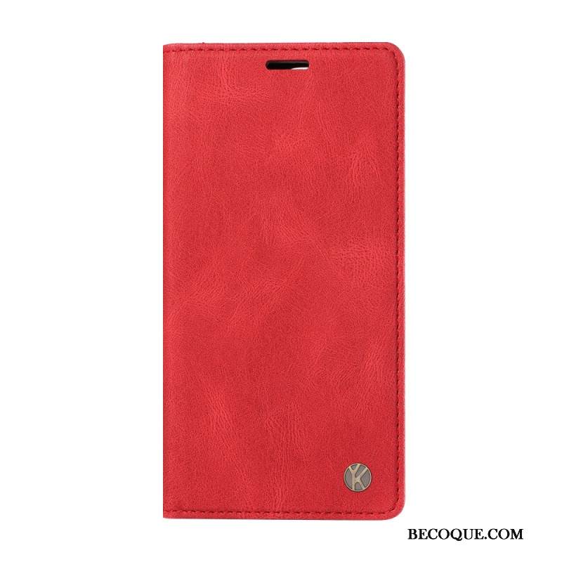 Nahkakotelo Xiaomi 15 Ultra Vintage-tyylinen Ykatu Suojakuori