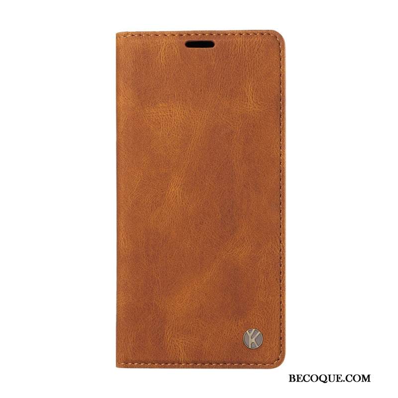 Nahkakotelo Xiaomi 15 Ultra Vintage-tyylinen Ykatu Suojakuori