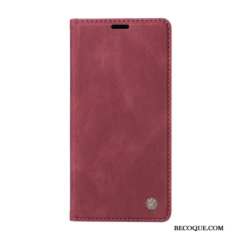 Nahkakotelo Xiaomi 15 Ultra Vintage-tyylinen Ykatu Suojakuori