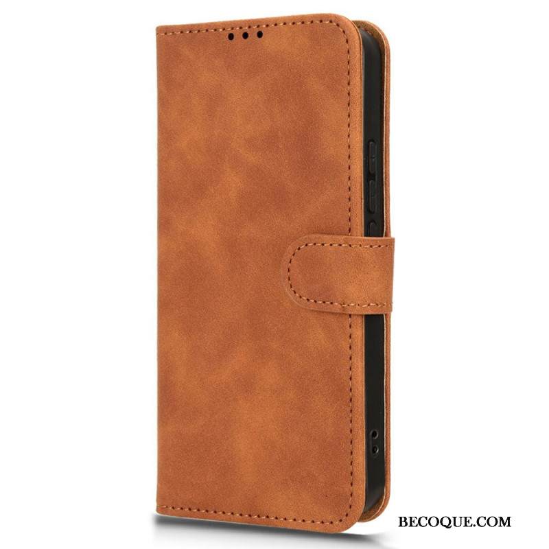 Nahkakotelo Xiaomi 15t Pro Mokkanahkakuvioinen