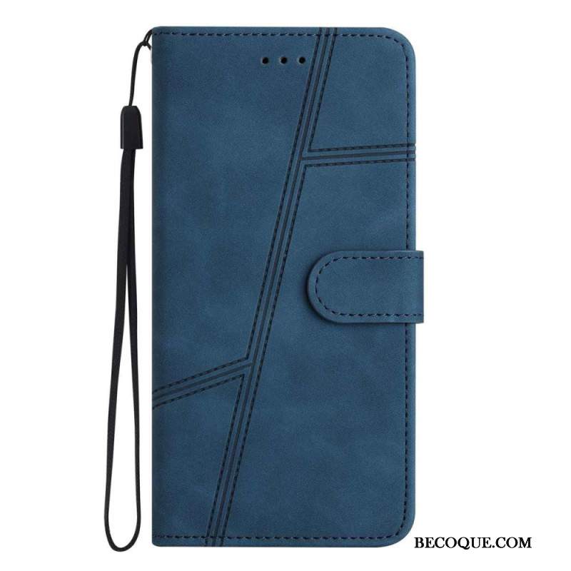 Nahkakotelo Xiaomi 15t Viivat Ja Raidat