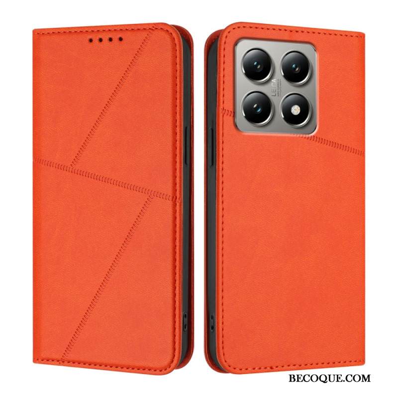 Nahkakotelo Xiaomi 15t Viivat Suojakuori