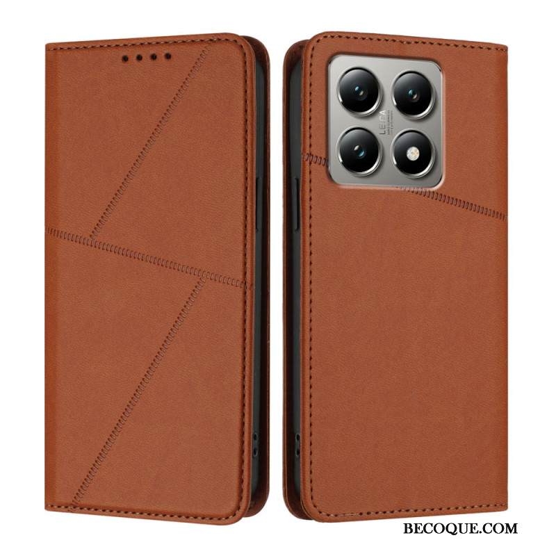 Nahkakotelo Xiaomi 15t Viivat Suojakuori