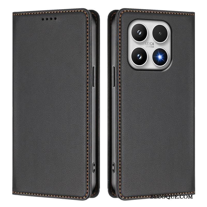 Nahkakotelo Xiaomi 17 Magneettinen Suljin Ja Rfid-suojaus
