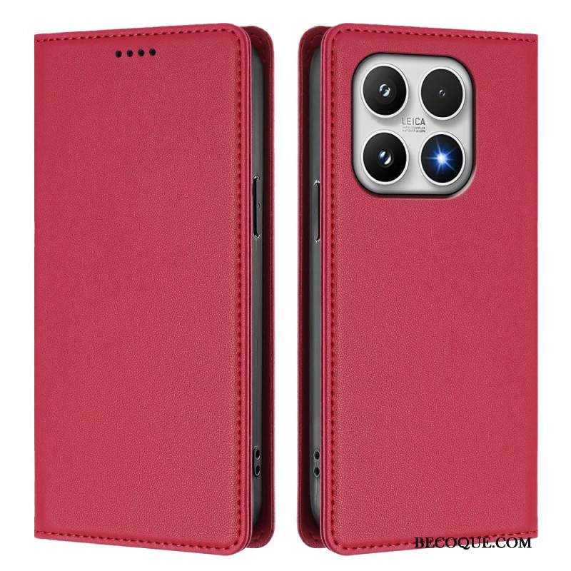 Nahkakotelo Xiaomi 17 Magneettinen Suljin Ja Rfid-suojaus