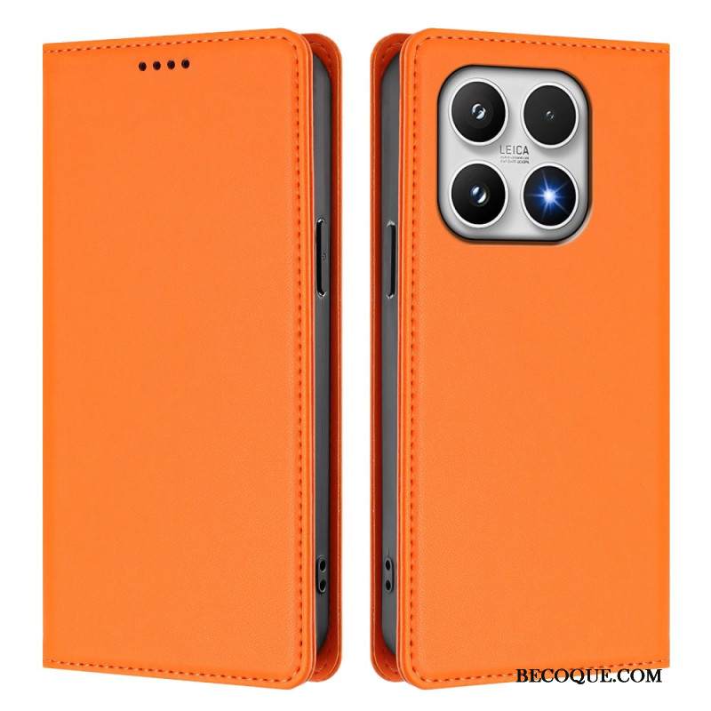 Nahkakotelo Xiaomi 17 Magneettinen Suljin Ja Rfid-suojaus