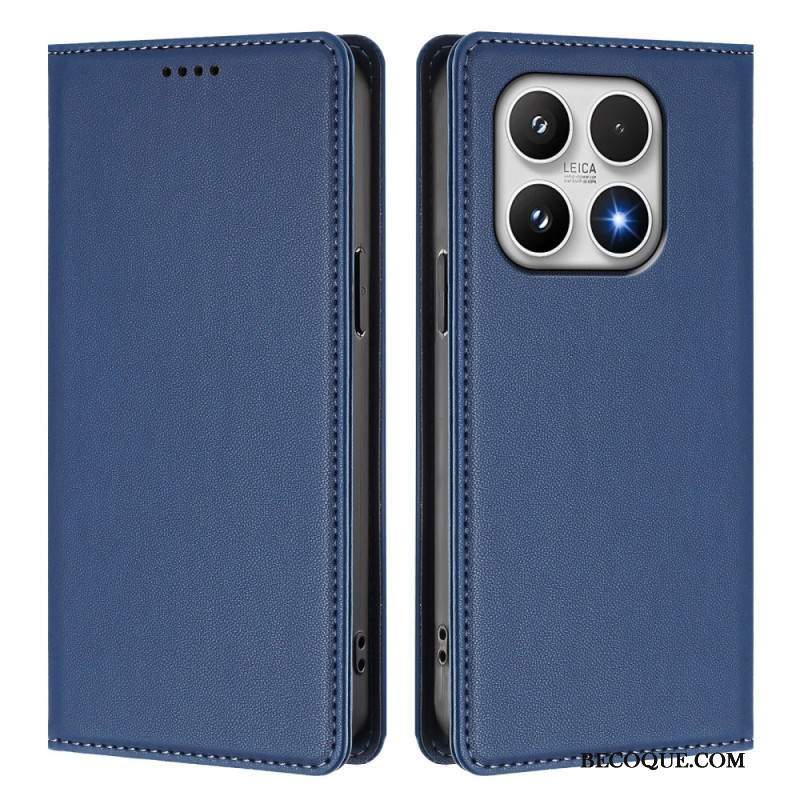 Nahkakotelo Xiaomi 17 Magneettinen Suljin Ja Rfid-suojaus