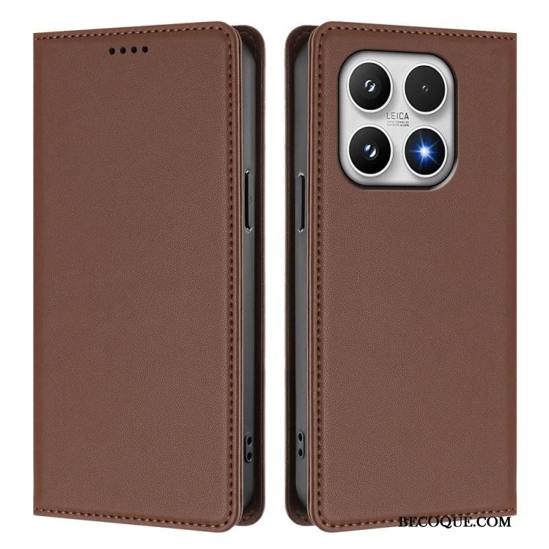 Nahkakotelo Xiaomi 17 Magneettinen Suljin Ja Rfid-suojaus