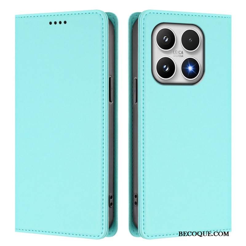 Nahkakotelo Xiaomi 17 Magneettinen Suljin Ja Rfid-suojaus