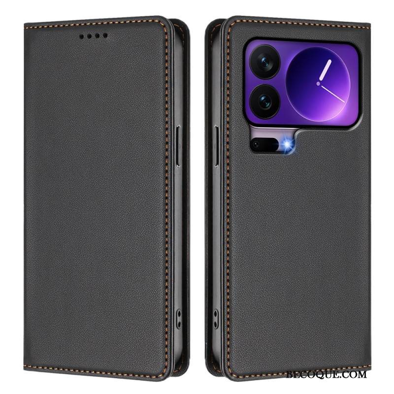 Nahkakotelo Xiaomi 17 Pro Magneettinen Suljin Ja Rfid-suojaus