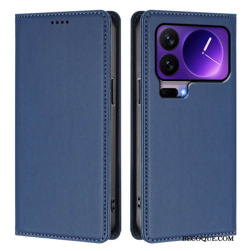 Nahkakotelo Xiaomi 17 Pro Magneettinen Suljin Ja Rfid-suojaus