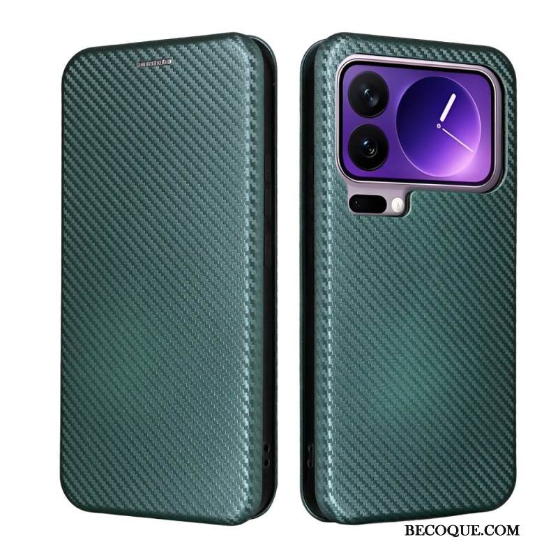 Nahkakotelo Xiaomi 17 Pro Max Hiilikuitu