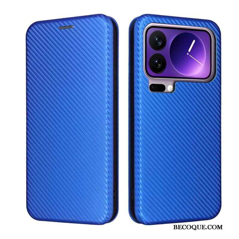 Nahkakotelo Xiaomi 17 Pro Max Hiilikuitu