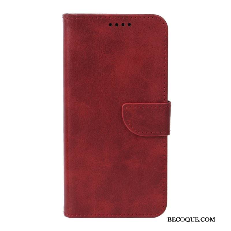 Nahkakotelo Xiaomi 17 Pro Max Jalusta Ja Magneettinen Suljin