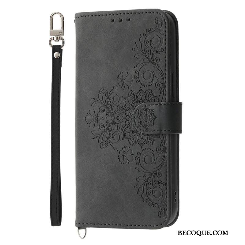 Nahkakotelo Xiaomi 17 Pro Max Pitsi Hihnalla Ja Olkahihnalla