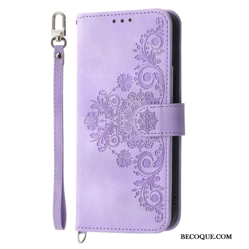 Nahkakotelo Xiaomi 17 Pro Max Pitsi Hihnalla Ja Olkahihnalla