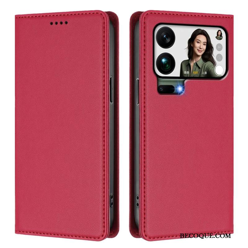 Nahkakotelo Xiaomi 17 Pro Max Puhelinkuoret Magneettinen Suljin Ja Rfid-suojaus