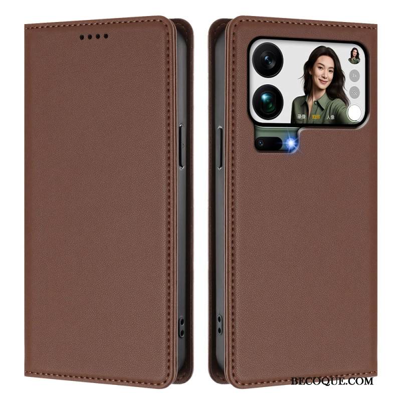 Nahkakotelo Xiaomi 17 Pro Max Puhelinkuoret Magneettinen Suljin Ja Rfid-suojaus